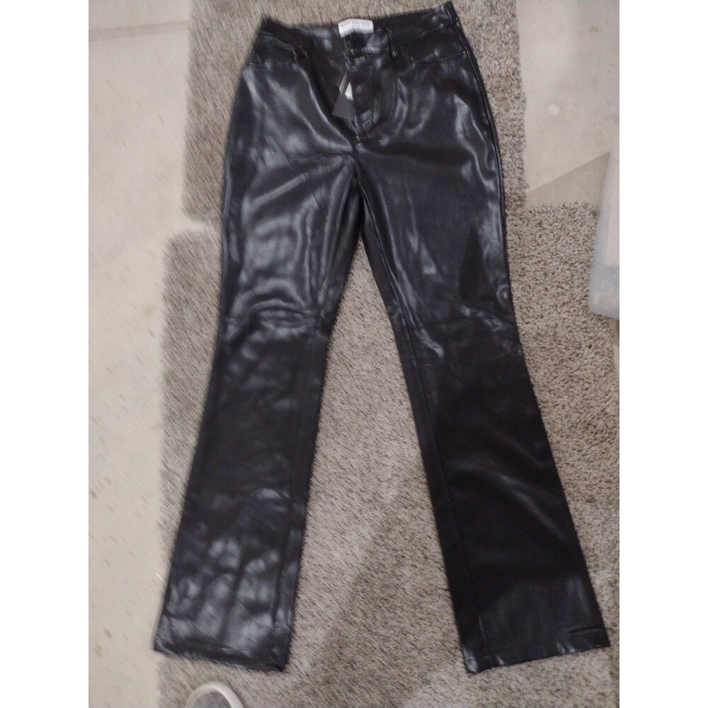 Marc New York Women’s Pants Faux Leather Pants Sz 10 5 Pocket Boot Cut MSRP $89